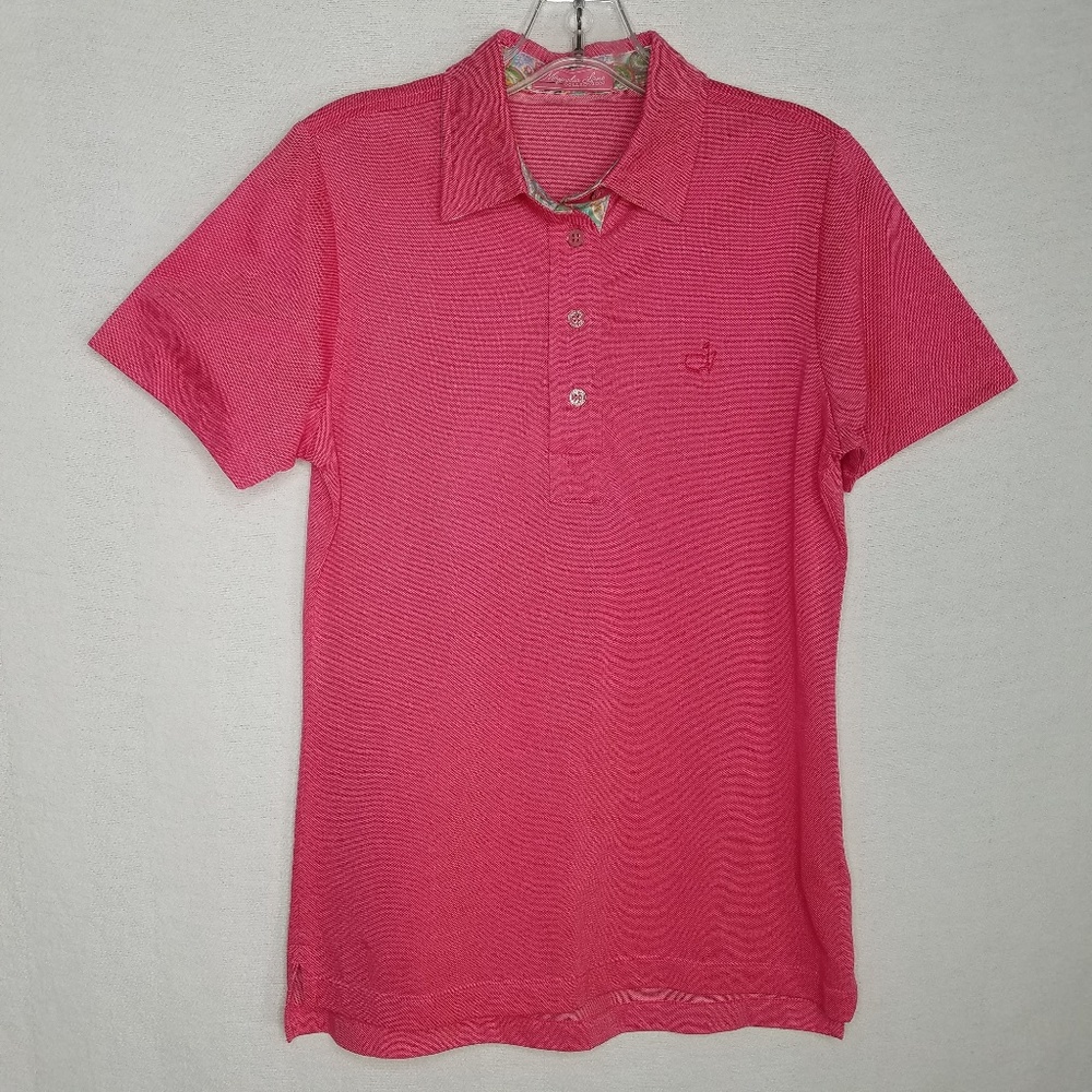 Magnolia Lane Women's Masters Golf Polo S/S Pink